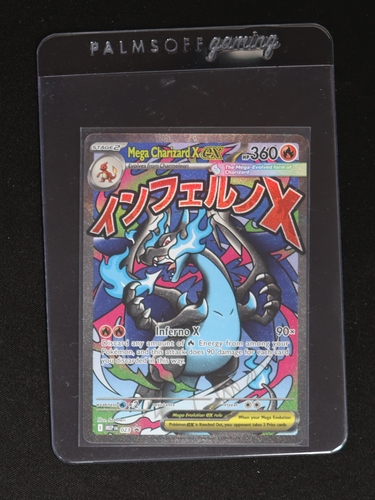 2025 Pokémon Black Star Promo #023 Mega Charizard X EX — front