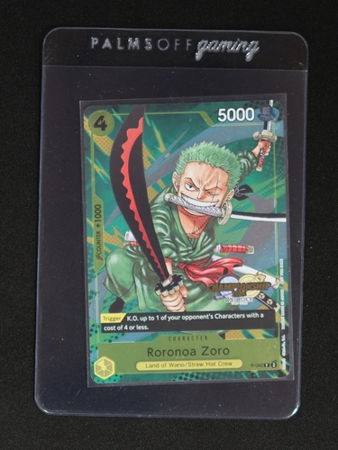 2024 One Piece Card Game P-042 Roronoa Zoro Event Pack Vol. 3 Promo — front