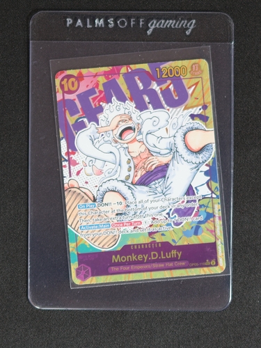 2023 One Piece OP05-119 Monkey D. Luffy Gear 5 SEC Alternate Art — front