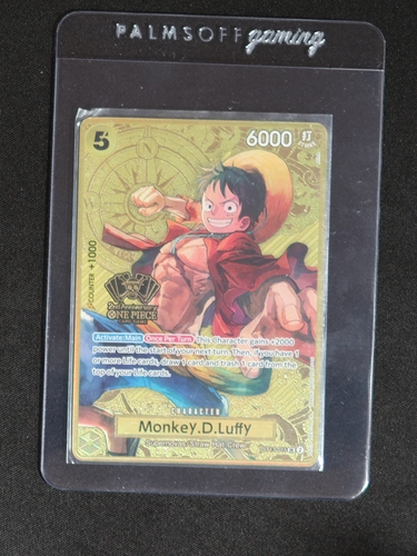 2024 ONE PIECE Card Game 2nd Anniversary Set #015 Monkey D. Luffy — front