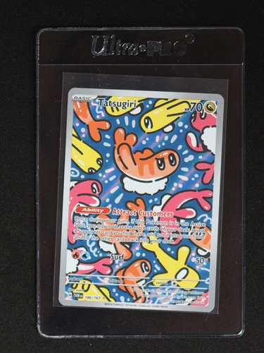 2024 Pokémon TWM #186 Tatsugiri Twilight Masquerade Illustration Rare — front