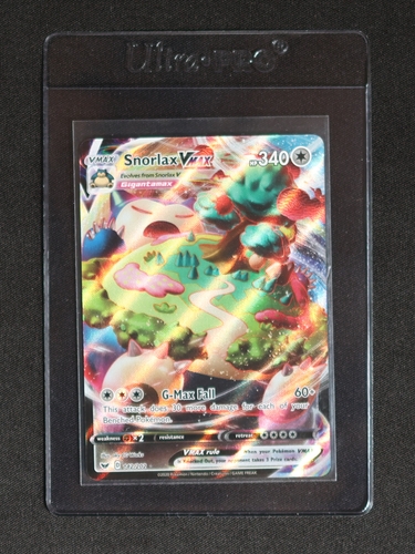 2020 Pokemon Sword & Shield #142 Snorlax VMAX — front