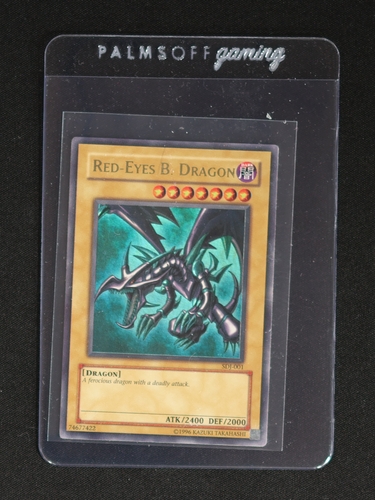 2003 Yu-Gi-Oh! SDJ-001 Red-Eyes B. Dragon — front