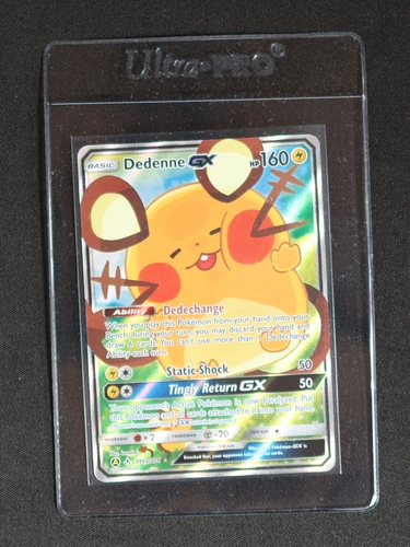 2019 Pokémon Sun & Moon Unbroken Bonds #195a Dedenne GX — front