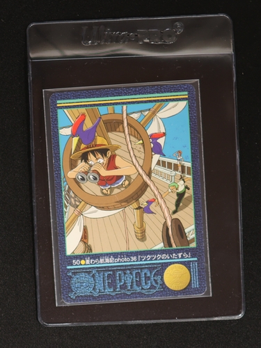 2000 One Piece Visual Adventure Carddass #36 Monkey D. Luffy — front