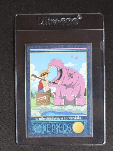 One Piece Visual Adventure Card No.57 Straw Hat Voyage Photo 43 Carddass Bandai — front