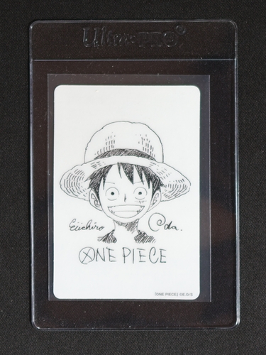 2022 Shueisha Natsucomi One Piece Luffy Double Sticker Eiichiro Oda — front