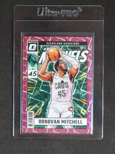 2024-25 Panini Donruss Optic #13 Donovan Mitchell Net Marvels Cavaliers — front