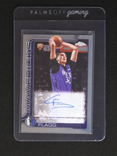 2025-26 Topps Chrome #251 Cooper Flagg Rookie Card — front