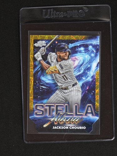 2025 Topps Cosmic Chrome Stella Nova #SN-1 Jackson Chourio — front