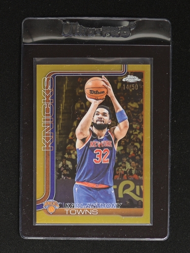 2025-26 Topps Chrome #179 Karl-Anthony Towns — front