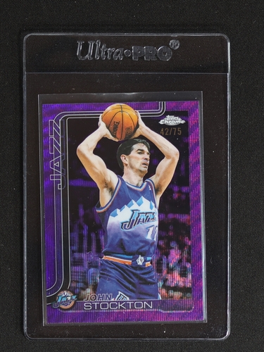 2025-26 Topps Chrome #250 John Stockton — front