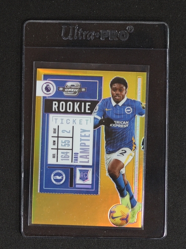 2020-21 Panini Chronicles Contenders Optic #2 Tariq Lamptey Rookie Ticket — front