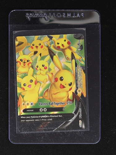 2021 Pokémon SWSH Black Star Promo #SWSH142 Pikachu V-Union — front