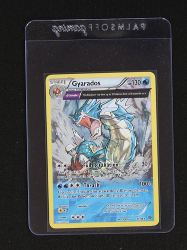 2015 Pokémon Ancient Origins #21 Gyarados — front