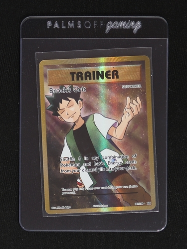 2016 Pokémon XY Evolutions #107 Brock's Grit — front