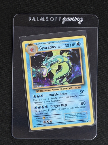 2016 Pokémon XY Evolutions #34 Gyarados — front