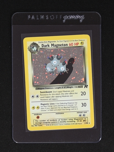 2000 Pokémon Team Rocket #11 Dark Magneton — front