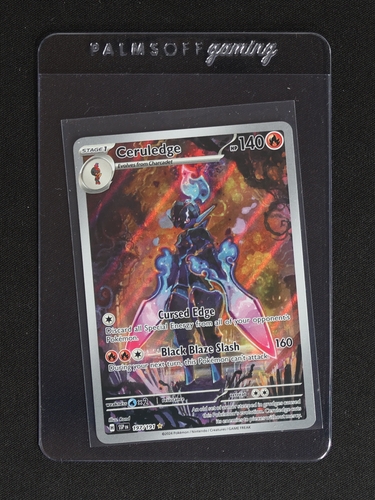 2024 Pokémon SV08: Surging Sparks #197 Ceruledge Illustration Rare Holo — front