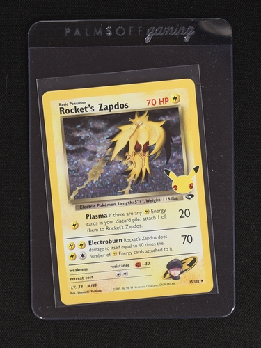 2021 Pokémon Celebrations Classic Collection #15 Rocket's Zapdos — front