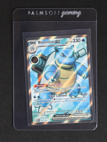 2023 Pokémon TCG Scarlet & Violet 151 #184 Blastoise ex — front