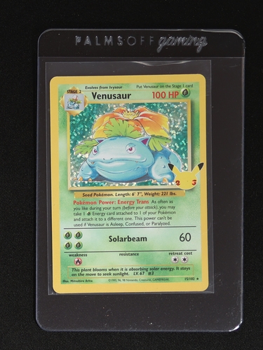 Pokemon TCG Celebrations: Classic Collection #15 Venusaur — front