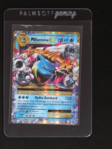 2016 Pokémon TCG Mega Blastoise EX #22 — front