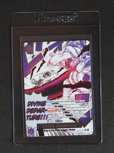 2025 One Piece Card Game OP13-076 Divine Departure Alternate Art — front
