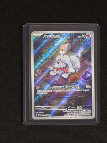 2023 Pokemon Scarlet & Violet #214 Greavard Illustration Rare — front