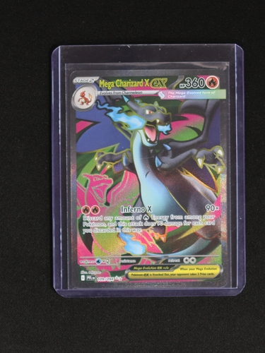 2025 Pokemon Phantasmal Flames #109 Mega Charizard X ex — front