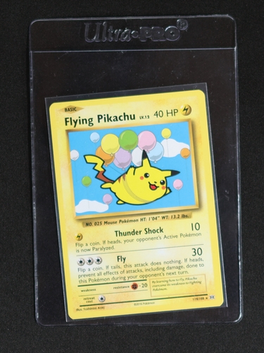 2016 Pokémon XY Evolutions #110 Flying Pikachu — front
