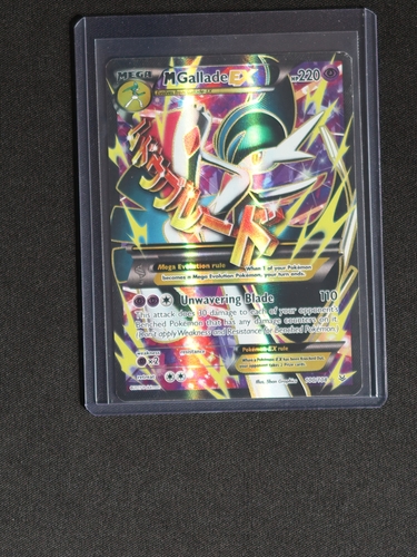 2015 Pokémon TCG Roaring Skies #100 Mega Gallade EX — front