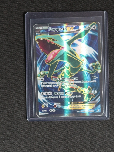 2015 Pokémon TCG XY Roaring Skies #104 Rayquaza EX — front