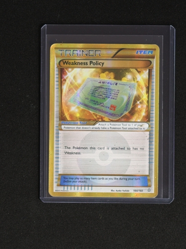 2015 Pokémon XY Primal Clash #164 Weakness Policy — front