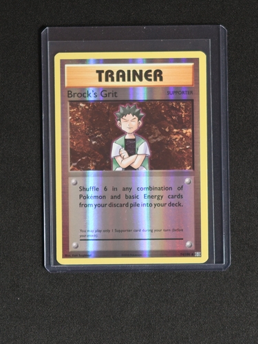 2016 Pokémon XY Evolutions #74 Brock's Grit — front