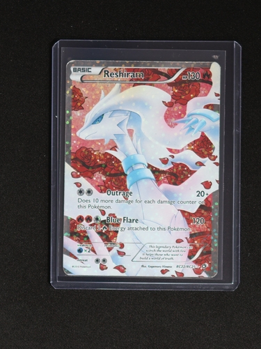 2013 Pokémon RC22 Reshiram Legendary Treasures Radiant Collection — front