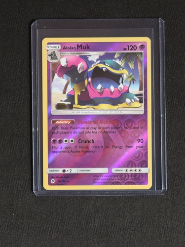 2017 Pokémon Sun & Moon #58 Alolan Muk — front