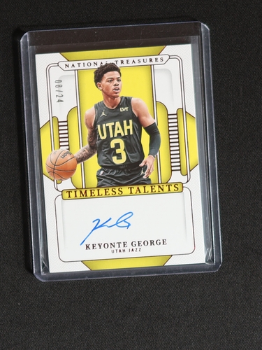 2024 Panini National Treasures Timeless Talents #08 Keyonte George — front
