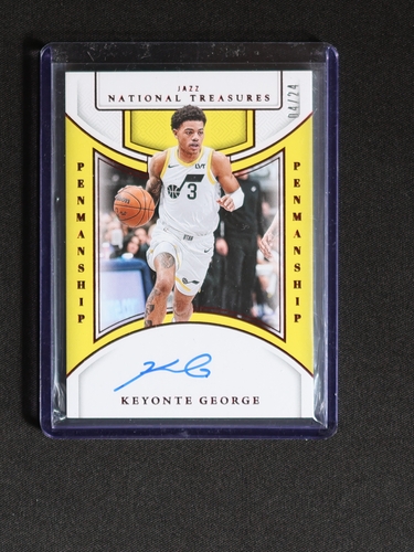 2024 Panini National Treasures #PEN-KEY Keyonte George — front