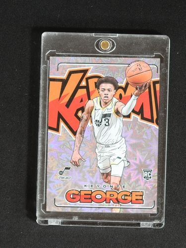 2023-24 Panini Crown Royale Keyonte George Rookie KABOOM RC — front