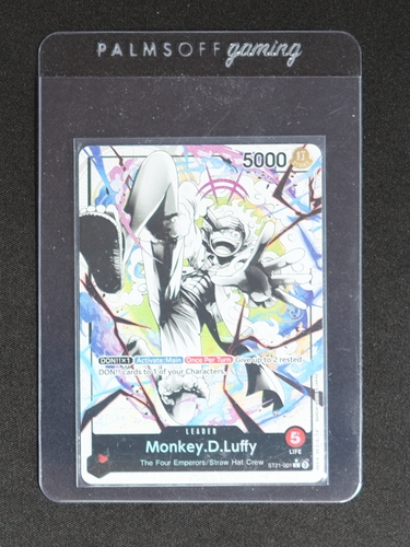 2025 One Piece Card Game ST21-001 Monkey D. Luffy Gear 5 Leader Parallel — front