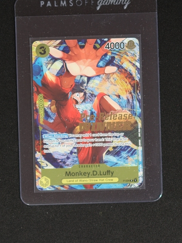 2023 One Piece Card Game P-036 Monkey D. Luffy — front