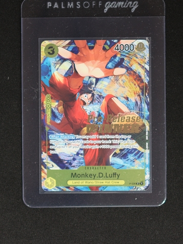2023 One Piece Card Game P-036 Monkey D. Luffy Pre-Release Winner Promo — front