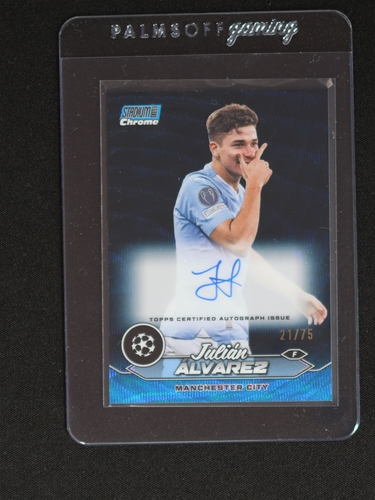 2023-24 Topps Stadium Club Chrome #21 Julián Álvarez — front