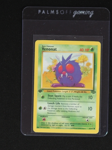 1999 Pokémon Jungle #63 Venonat — front