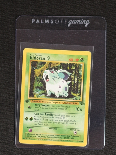 1999 Pokémon Jungle #57 Nidoran — front