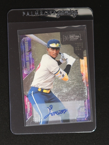 2024 UD Skybox Metal #25 Leodalis De Vries Rookie Autograph RC Auto — front