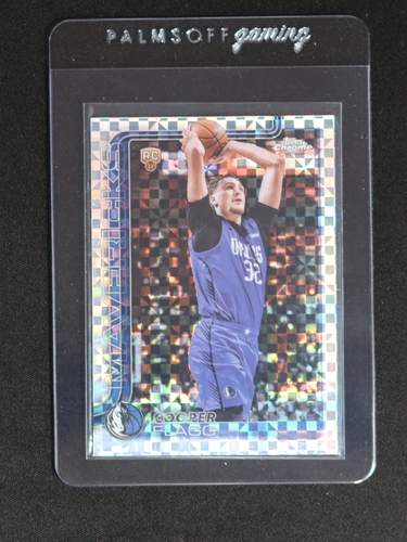 2025-26 Topps Chrome #251 Cooper Flagg Rookie X-Fractor — front