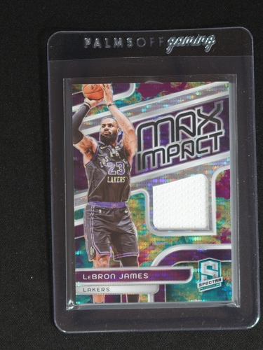 2023-24 Panini Spectra Max Impact #MI-LBJ LeBron James — front