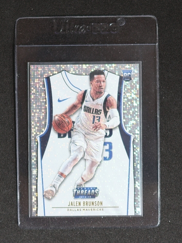 2018-19 Panini Threads #124 Jalen Brunson — front